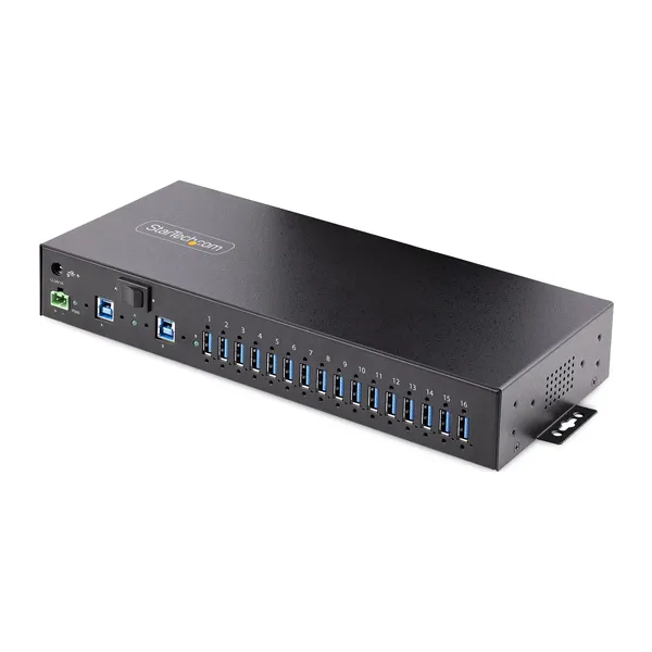 HUB USB 3.0 16 PUERTOS INDUSTRIAL DE MONTAJE