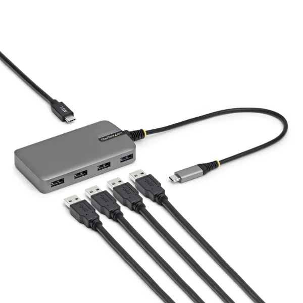 HUB USB-C DE 4 PUERTOS USB-A 5GBPS - ALIMENTADO POR EL BUS