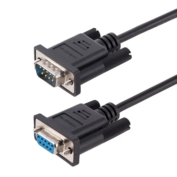 CABLE 3M SERIAL DB9 RS232 DE MODEM NULO CROSSOVER SERIAL