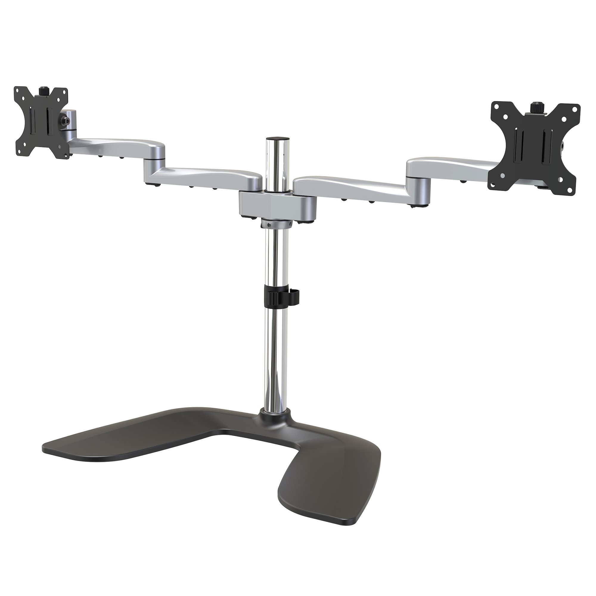 BASE SOPORTE PARA 2 PANTALLAS DE HASTA 32IN-ALTURA AJUSTABLE