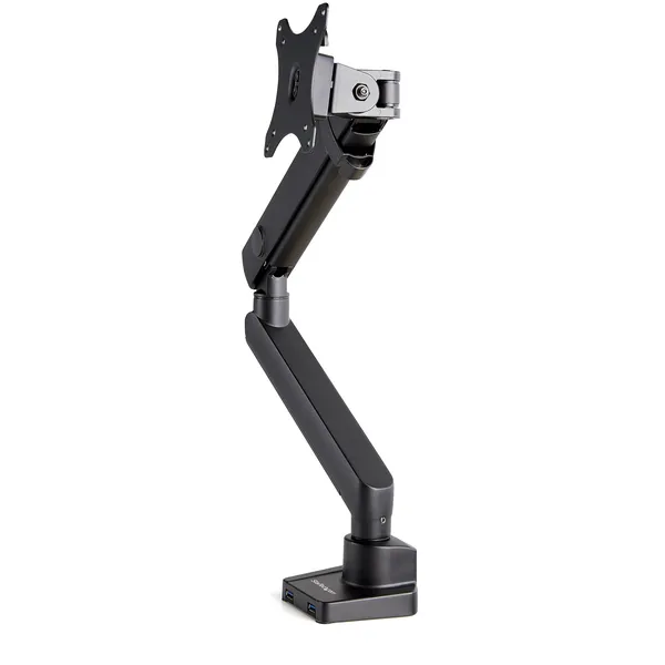 SOPORTE DE ESCRITORIO CON BRAZ O PARA MONITOR - 2 PUERTOS USB 3.0