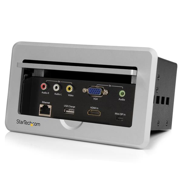 CAJA DE CONECTIVIDAD DE MESA JUNTAS MODULO HDMI VGA MINI DP .
