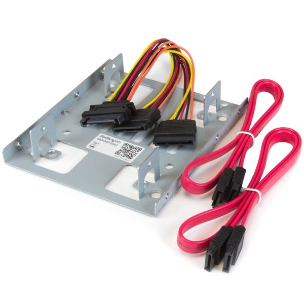 BRACKET ADAPTADOR 2 DD UNIDADES DISCO DE 2.5 A 3.5 .