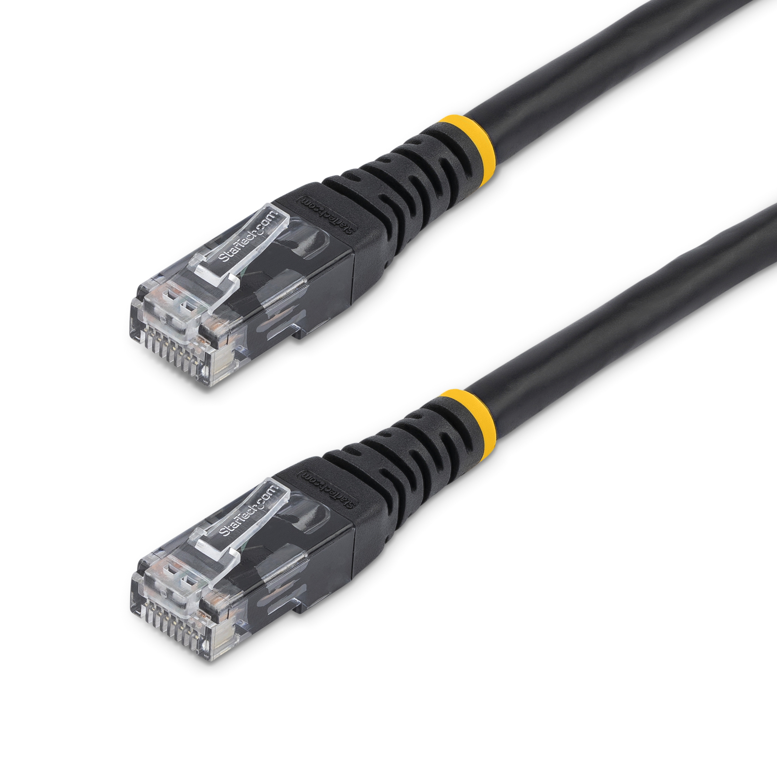 CABLE NEGRO MOLDEADO DE 4.5M CAT6 RJ45 UTP GIGABIT ETHERNET  .