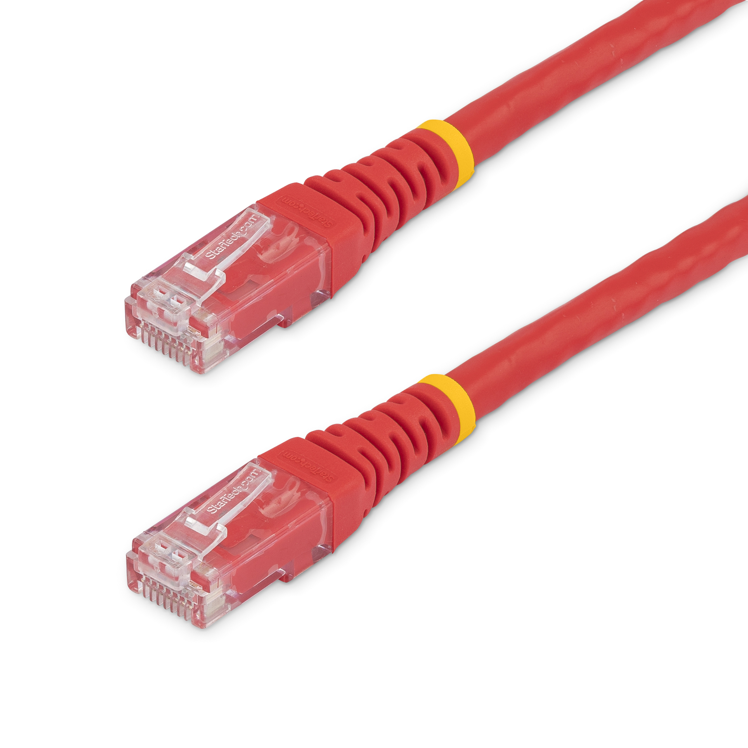 CABLE 6M GIGABIT ETHERNET RED CAT6 UTP RJ45 MOLDEADO NARANJA .