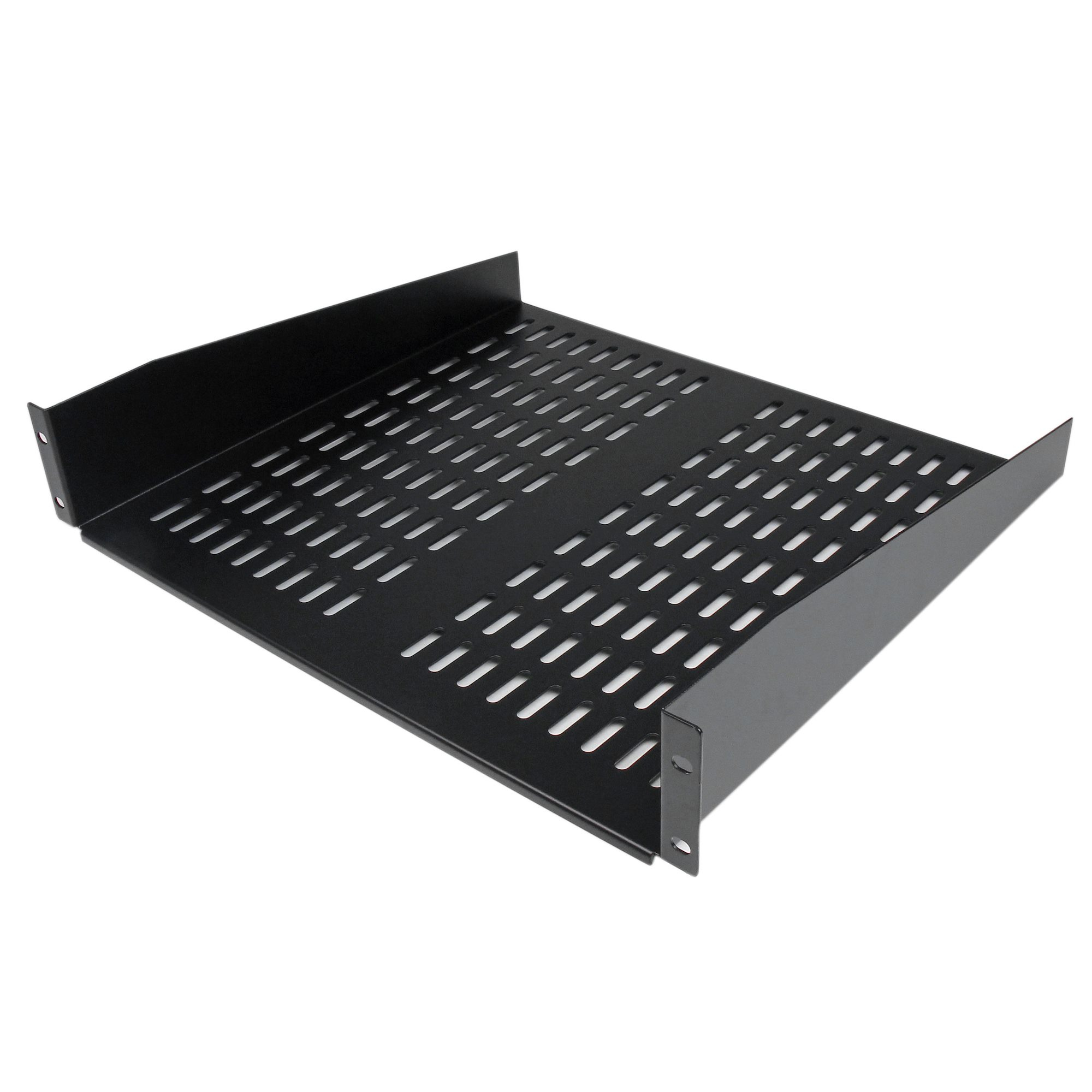 CHAROLA FIJA 2U 22KG DE RACK CANTILEVER 16 PULGADAS PROFUNDIDAD