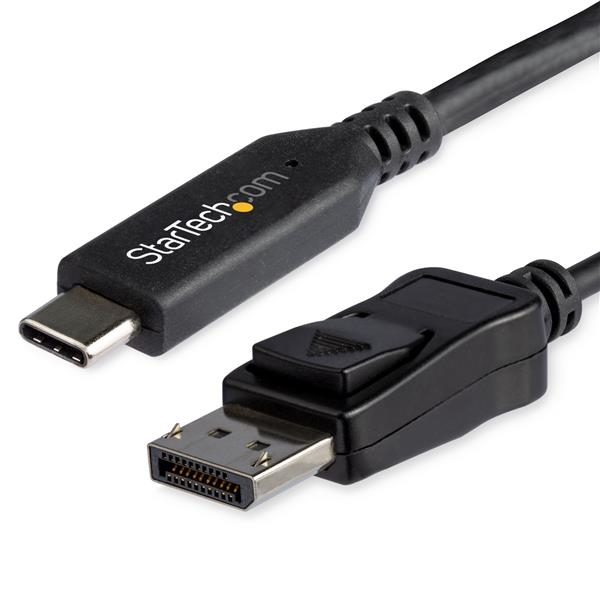 CABLE ADAPTADOR 1.8M USB C A DISPLAYPORT TIPO C 8K 60HZ