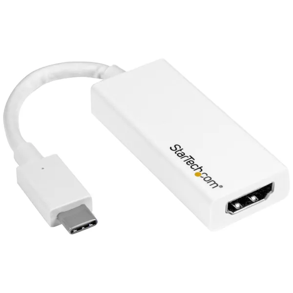 ADAPTADOR USB-C A HDMI 4K 60HZ CONVERTIDOR USB TYPE C BLANCO