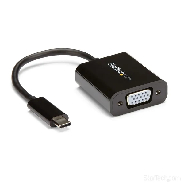 ADAPTADOR DE VIDEO USB-C A VGA CONVERTIDOR USB 3.1 TYPE-C A VGA.