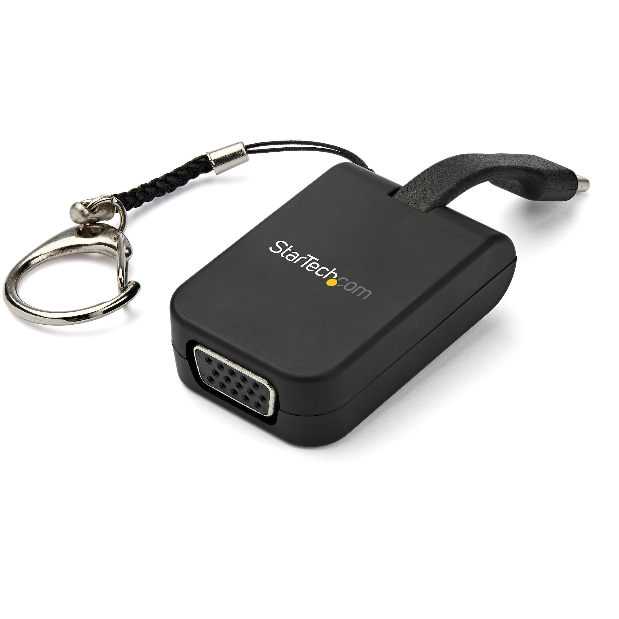 ADAPTADOR PORTOITIL USB C A VGA LLAVERO ENGANCHE ROIPIDO 1080P