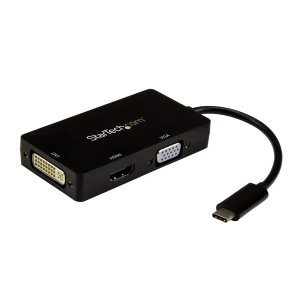 MINI ADAPTADOR GROIFICO EXTERNO USB C TIPO C A HDMI DVI Y VGA