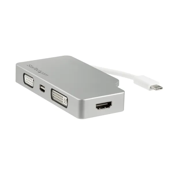 CONVERTIDOR USB-C A VGA DVI HDMI O MINI DISPAYPORT 4K       .