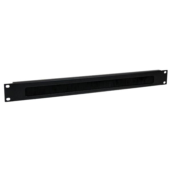 PANEL PASACABLES CON CEPILLO PEINE 1U PARA ARMARIO RACK