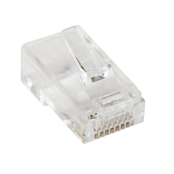 PAQUETE DE 50 UNIDADES DE CONECTORES RJ45 CAT5E MODULARES .
