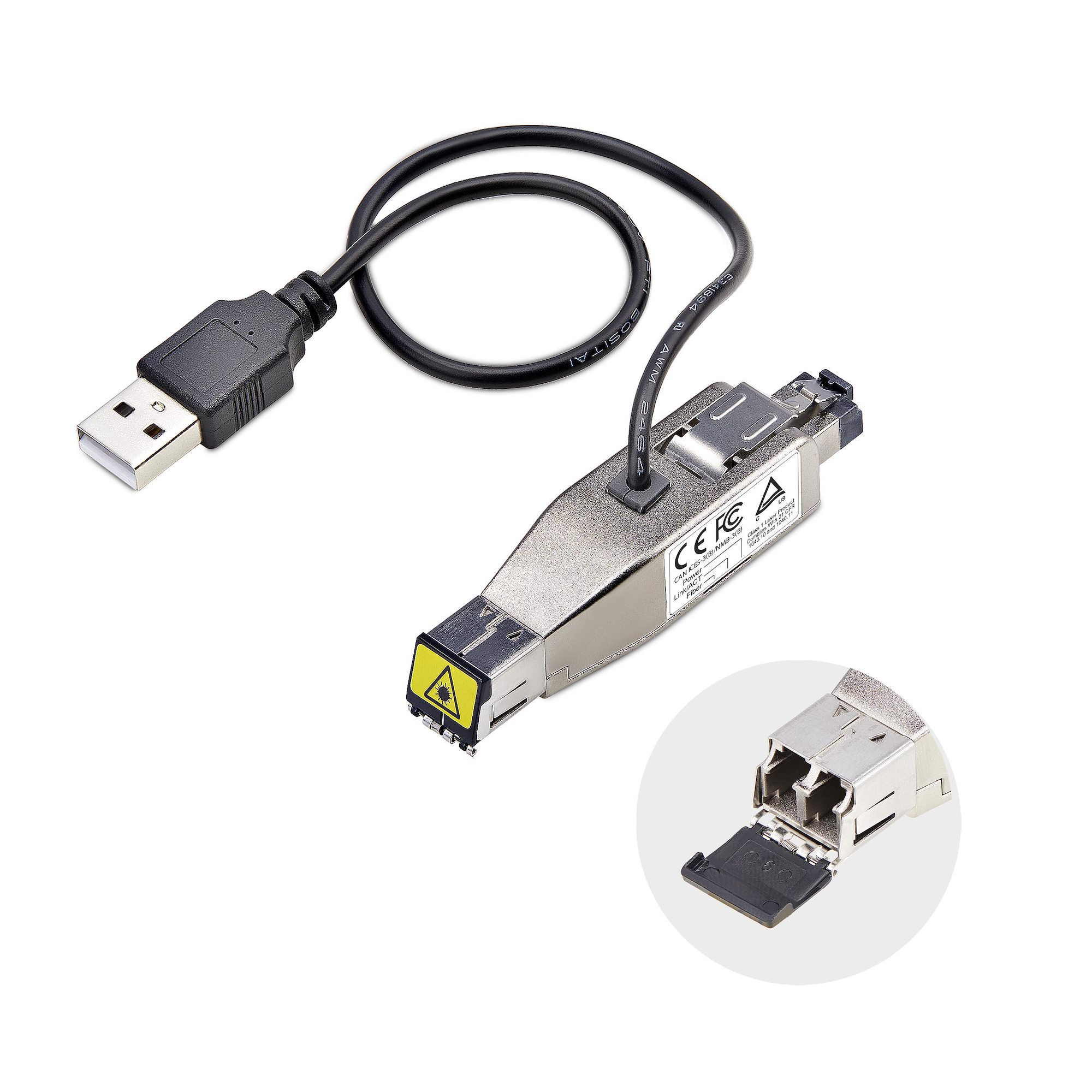 MINI CONVERTIDOR DE MEDIOS DE FIBRA GIGABIT A ETHERNET RJ45