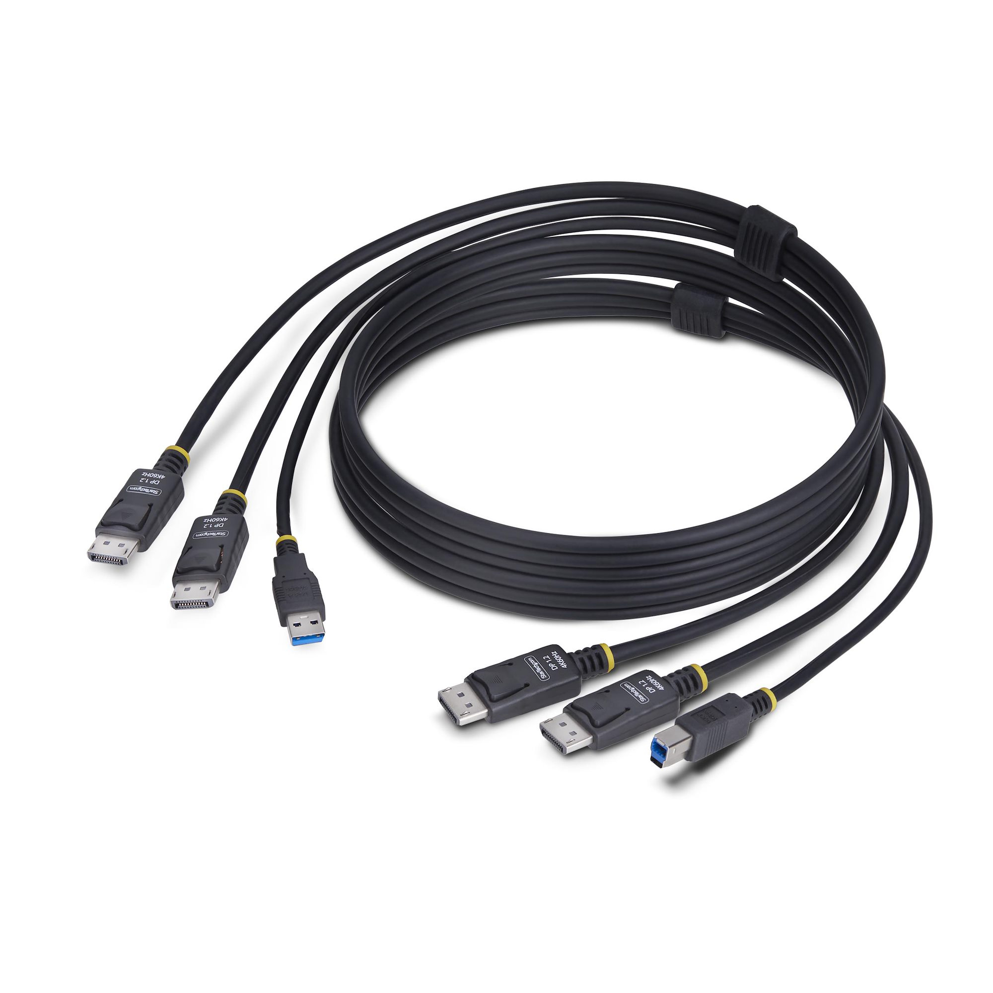 DISPLAYPORT KVM CABLE DUAL DISPLAY USB 5GBPS 1. 8M