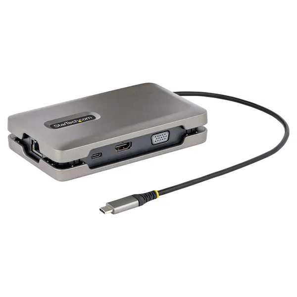ADAPTADOR MULTIPUERTOS USB-C VIDEO HDMI 4K/VGA HUB MST