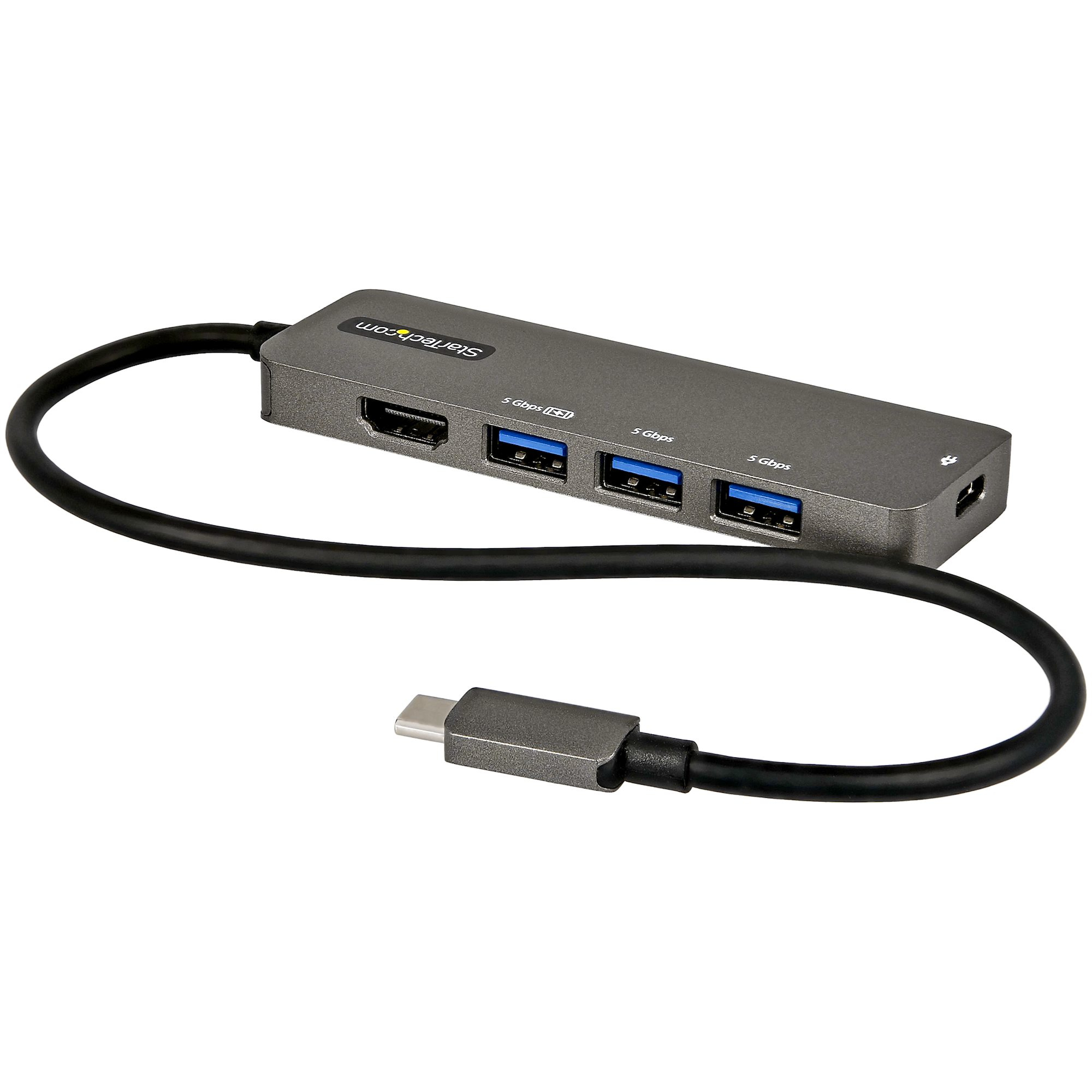 DOCKING STATION USB-C HDMI 4K 60HZ PD DE 100W HUB 4 PUERTOS