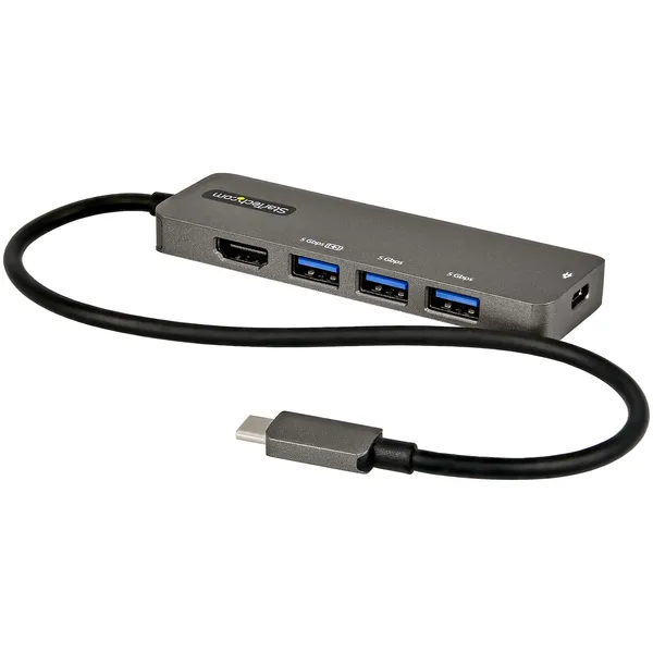 DOCKING STATION USB-C HDMI 4K 60HZ PD DE 100W HUB 4 PUERTOS