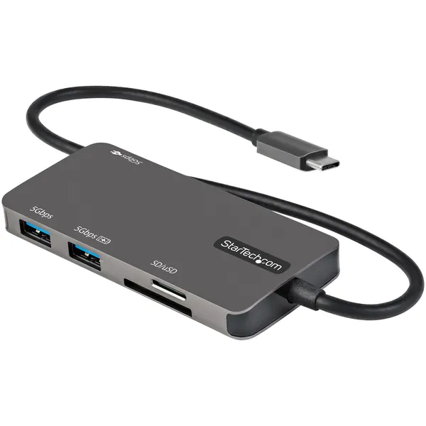ADAPTADOR MULTIPUERTOS USB C HDMI 4K CON PD PASSTHROUGH DE 100W