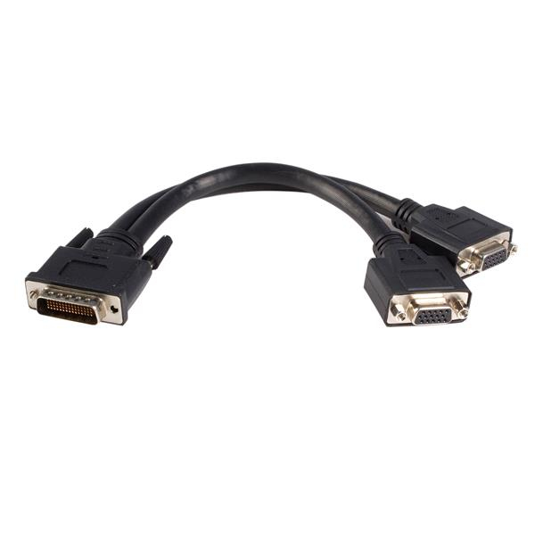 CABLE DE 20CM LFH59 DMS-59 A DOBLE PANTALLA VGA .