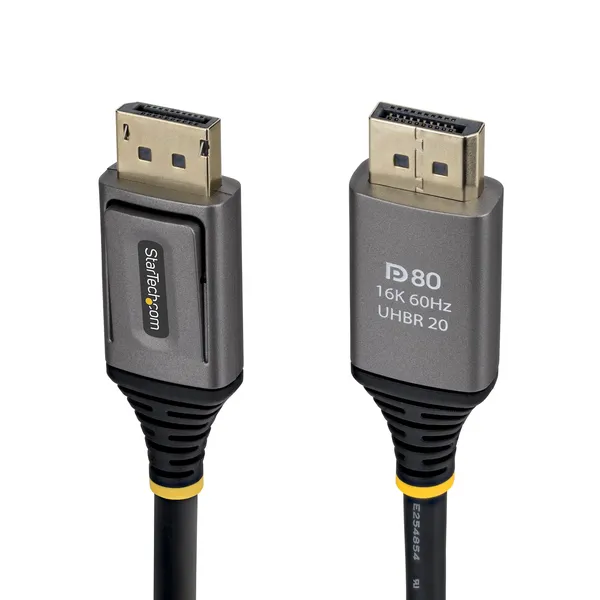 CABLE DISPLAYPORT 2.1 DE 2M DP80 - CERTIFICADO VESA