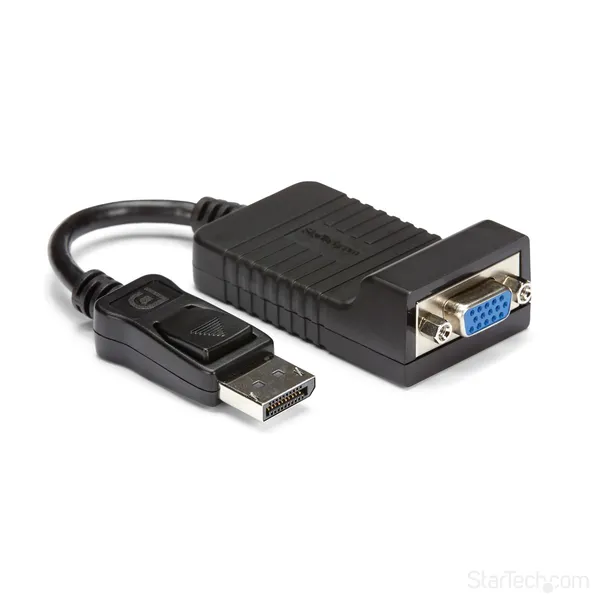 ADAPTADOR CONVERTIDOR VIDEO DP DISPLAYPORT A VGA HEMBRA 1920X12.0