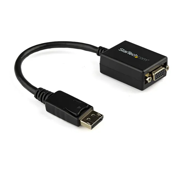ADAPTADOR CONVERTIDOR VIDEO DP DISPLAYPORT A VGA HEMBRA 1920X1200