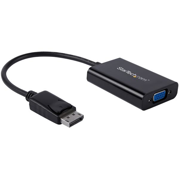 ADAPTADOR DE VIDEO DISPLAYPORT A VGA CON AUDIO .