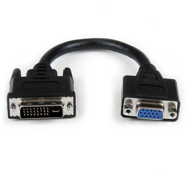 CABLE 20CM ADAPTADOR DVI-I A VGA HD15 CONVERTIDOR .
