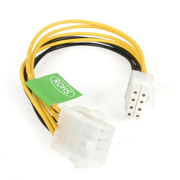 CABLE DE EXTENSION EPS 20CM 8 PIN DE ALIMENTACION FUENTE ATX .