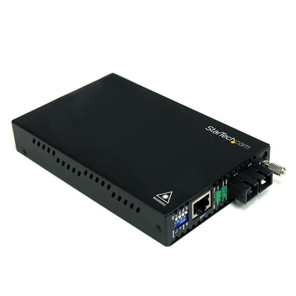 CONVERTIDOR DE MEDIOS ETHERNET 10/100 A FIBRA MONOMODO SC 30KM