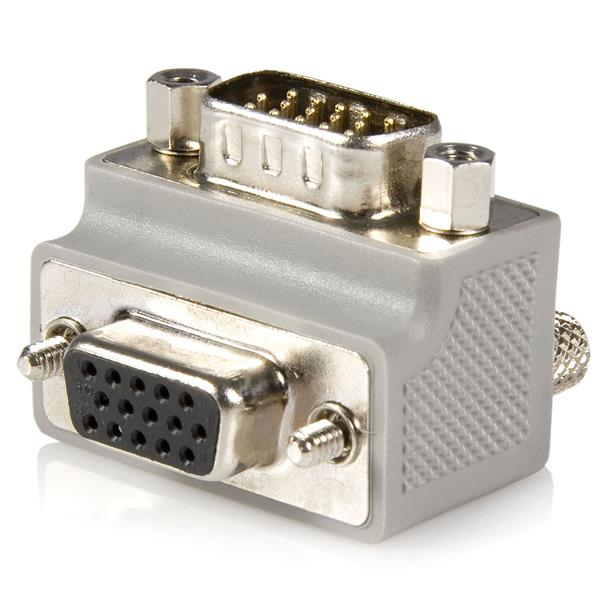 ADAPTADOR DE CABLE VGA A VGA TIPO 2 ACODADO A LA DERECHA M A .