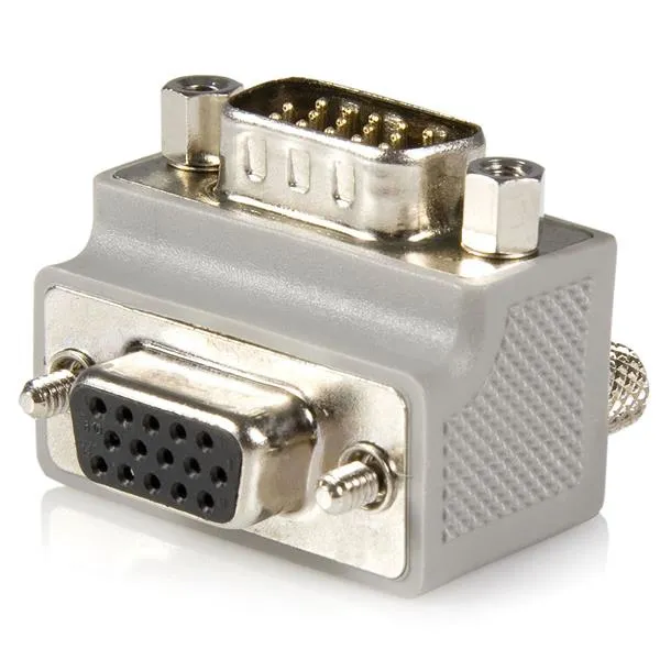 ADAPTADOR DE CABLE VGA A VGA TIPO 2 ACODADO A LA DERECHA M A .