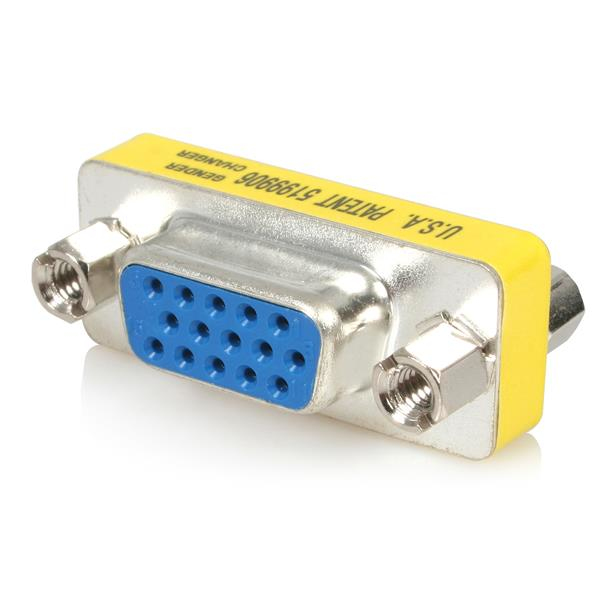 CAMBIADOR DELGADO DE GENERO VGA HD15 HEMBRA A HEMBRA .