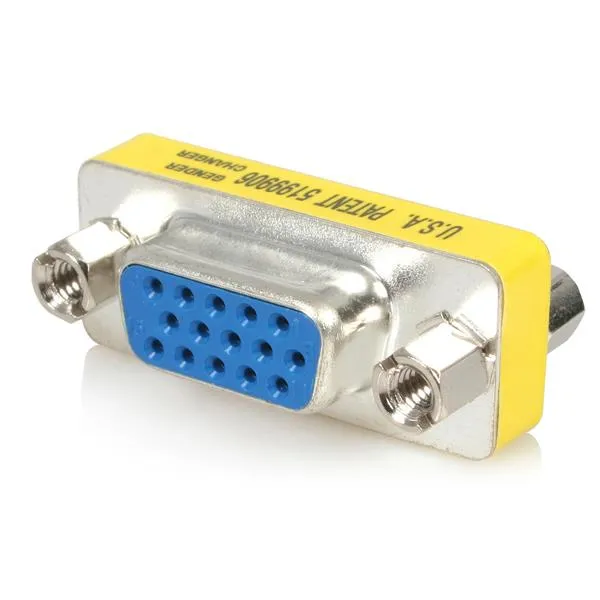CAMBIADOR DELGADO DE GENERO VGA HD15 HEMBRA A HEMBRA        .