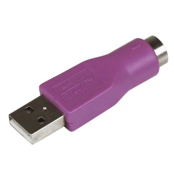 ADAPTADOR DE TECLADO PS/2 A USB HEMBRA A MACHO .