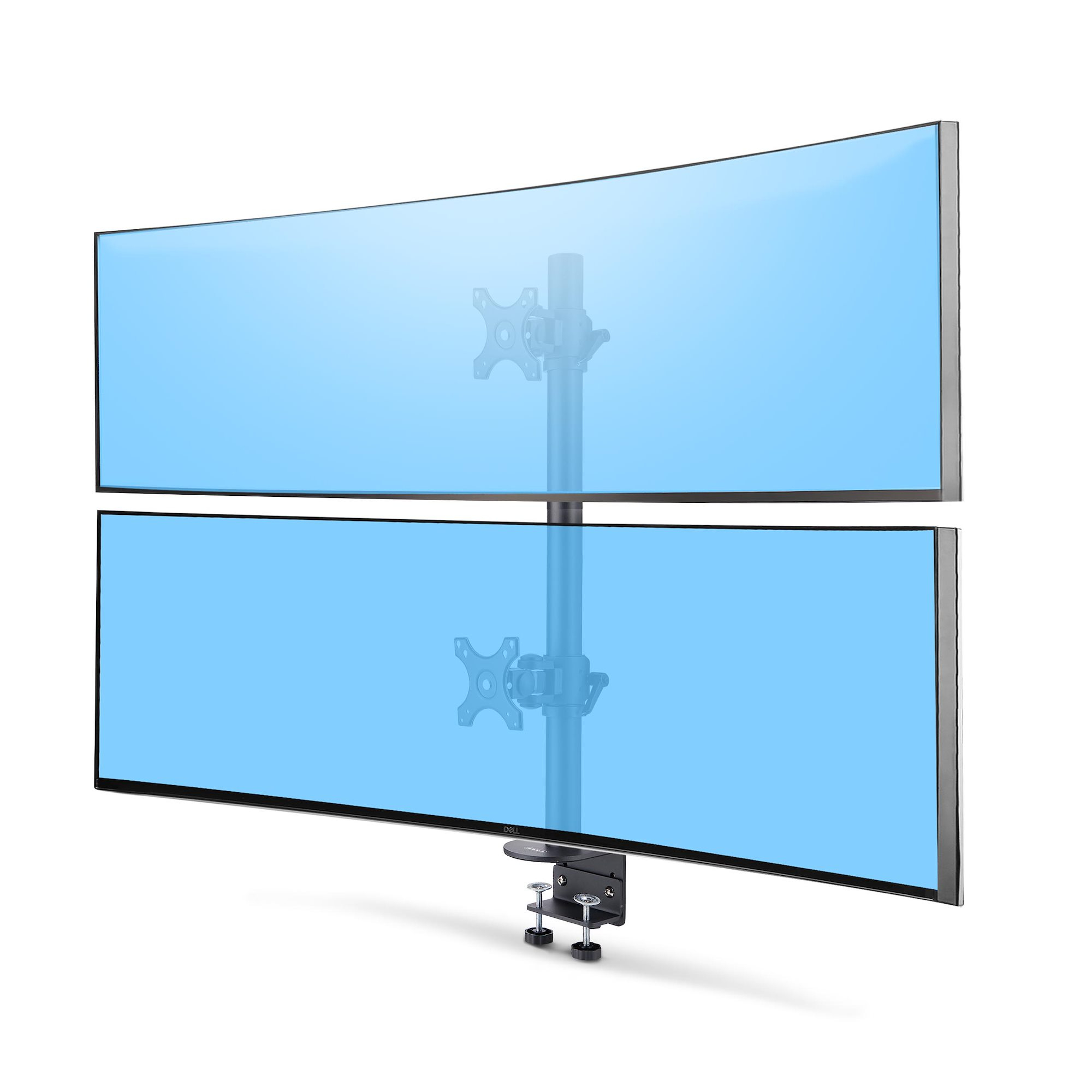 SOPORTE DE ESCRITORIO PARA DOS MONITORES APILADOS 49 INC- TAA