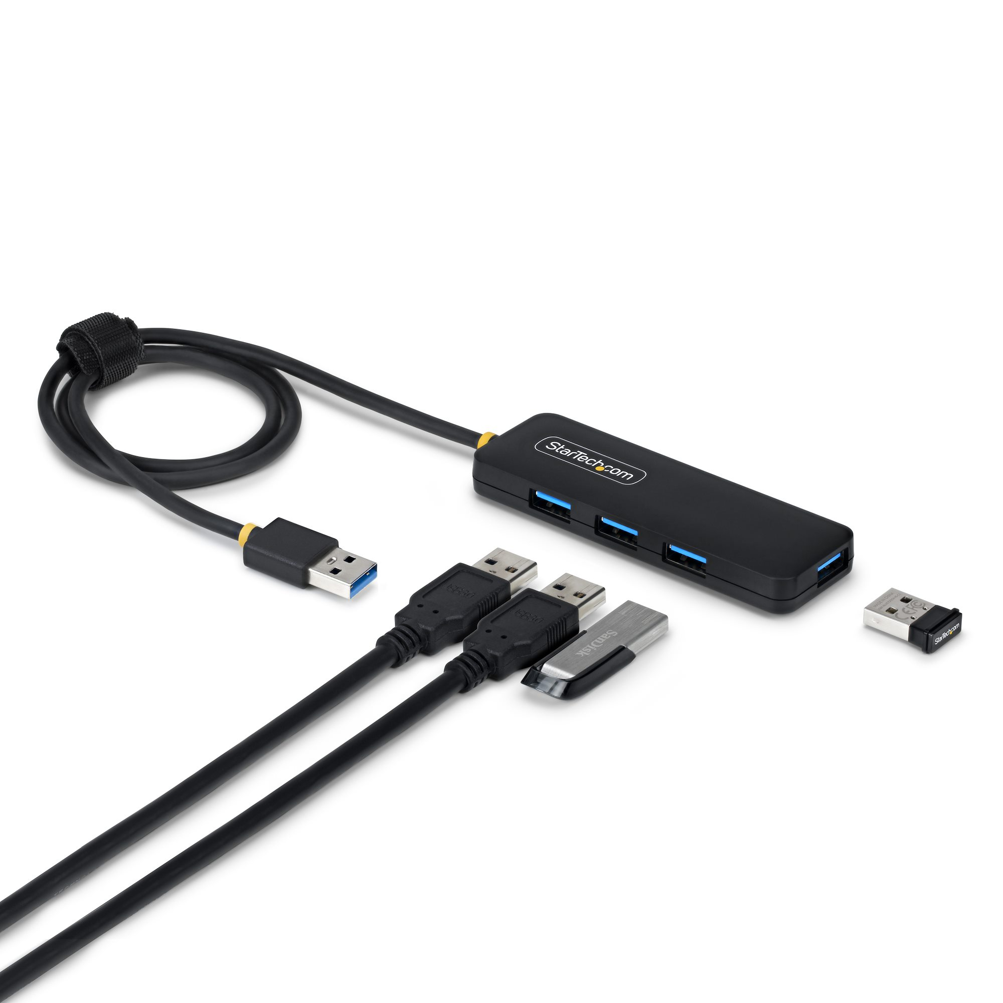 HUB USB-A DE 4 PUERTOS - 5GBPS ALIMENTADO POR EL BUS