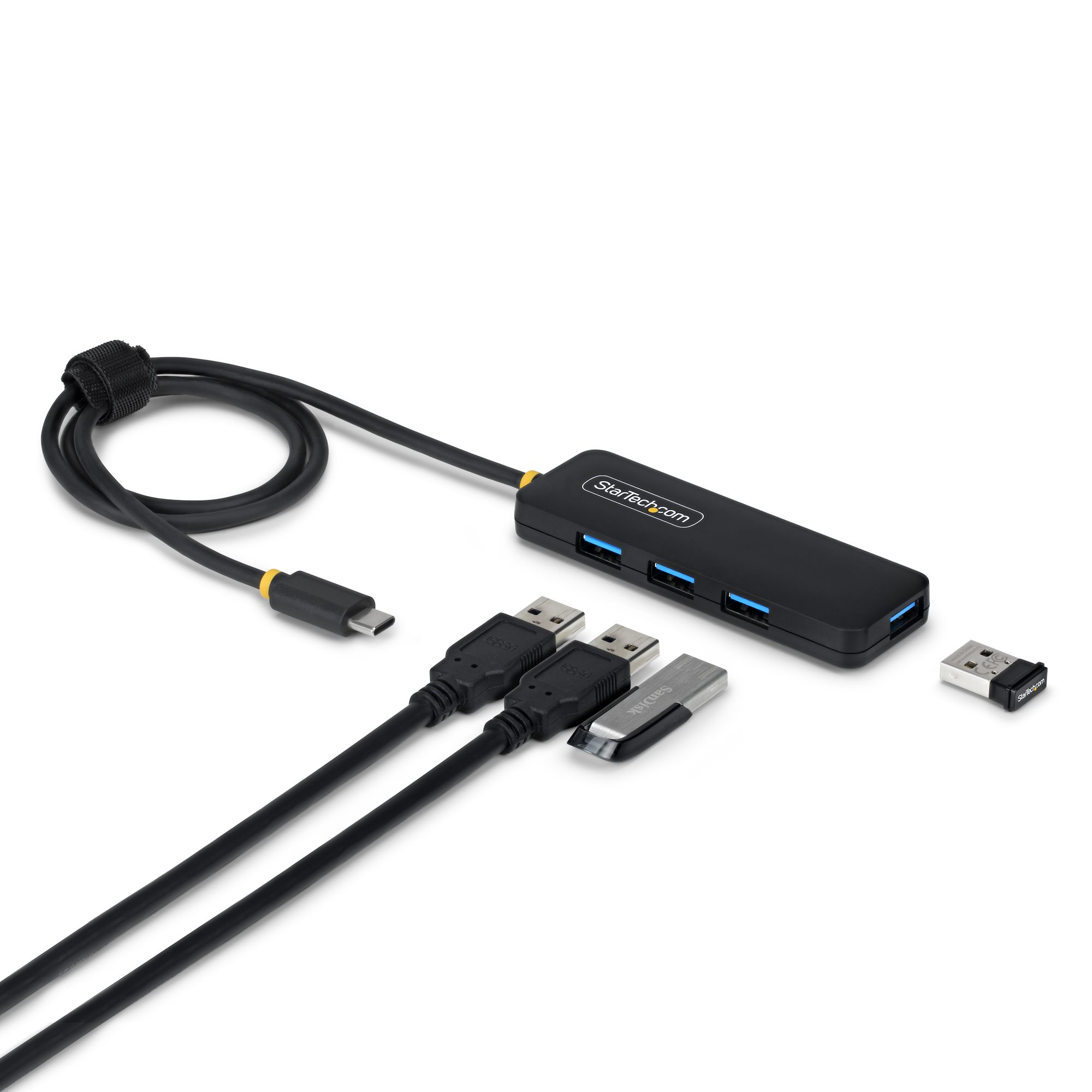 HUB USB-C DE 4 PUERTOS USB-A 5GBPS - ALIMENTADO POR EL BUS