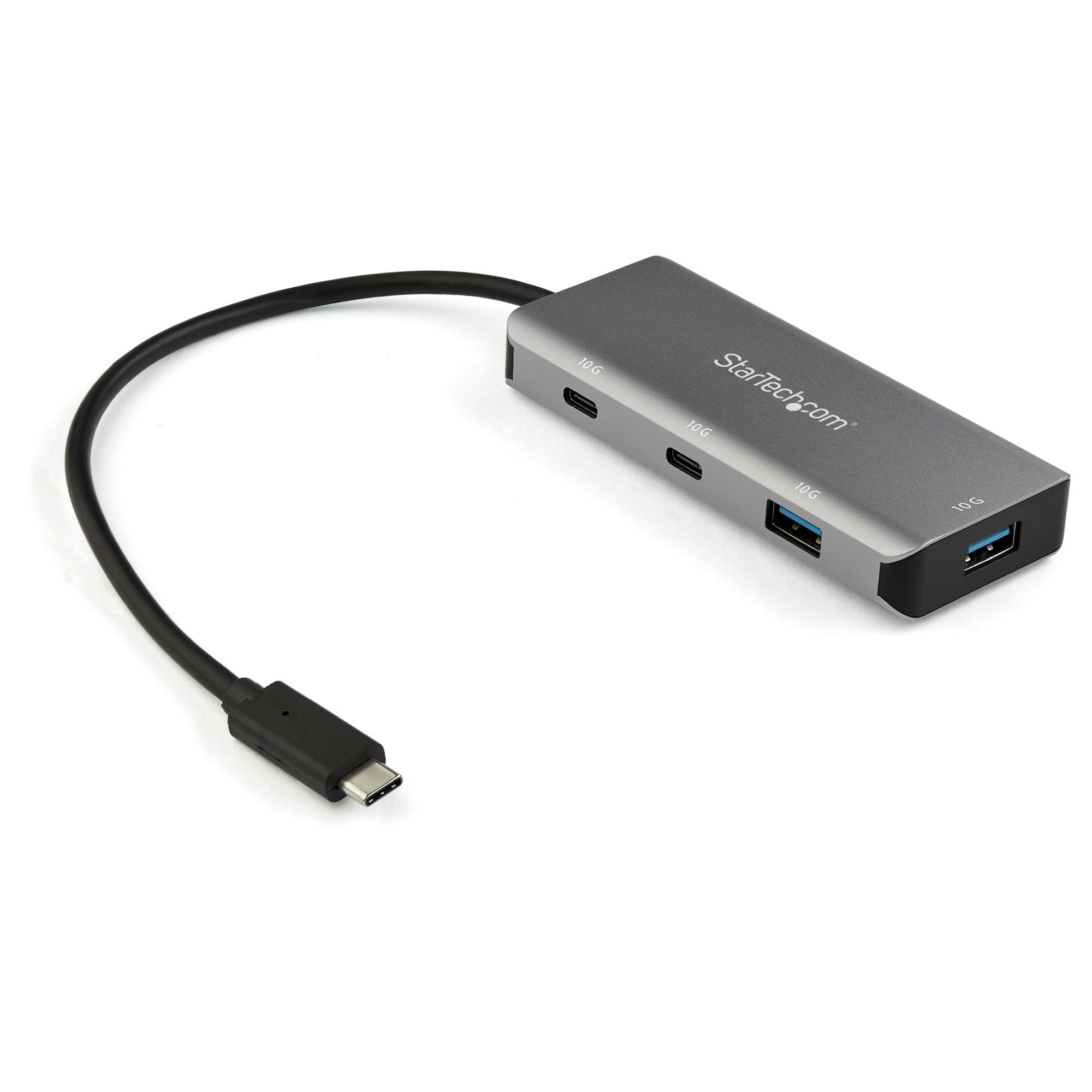 ADAPTADOR HUB USB-C DE 4 PUERT 2X USB-A 2X USB-C - 10GBPS