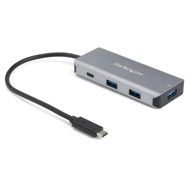 ADAPTADOR HUB USB-C DE 4 PUERT 3X USB-A Y 1X USB-C - 10GBPS