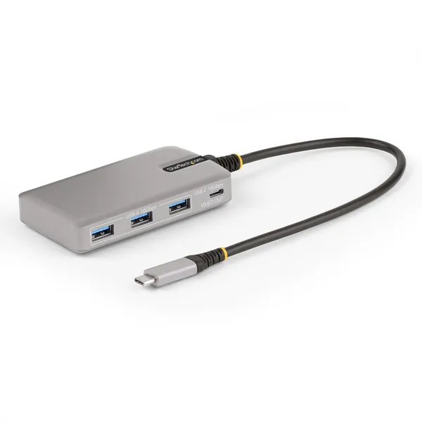 HUB DE 4 PUERTOS USB-C C DE 10GBPS VIDEO USB TIPO C