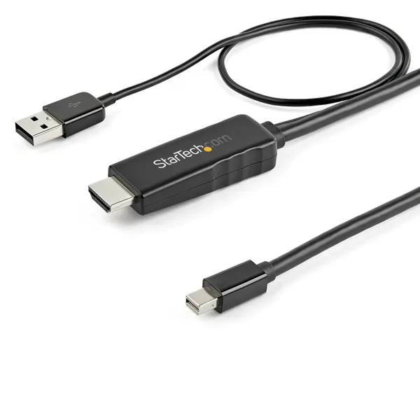CABLE CONVERTIDOR HDMI A MINI DISPLAYPORT DE 2M - 4K 30HZ