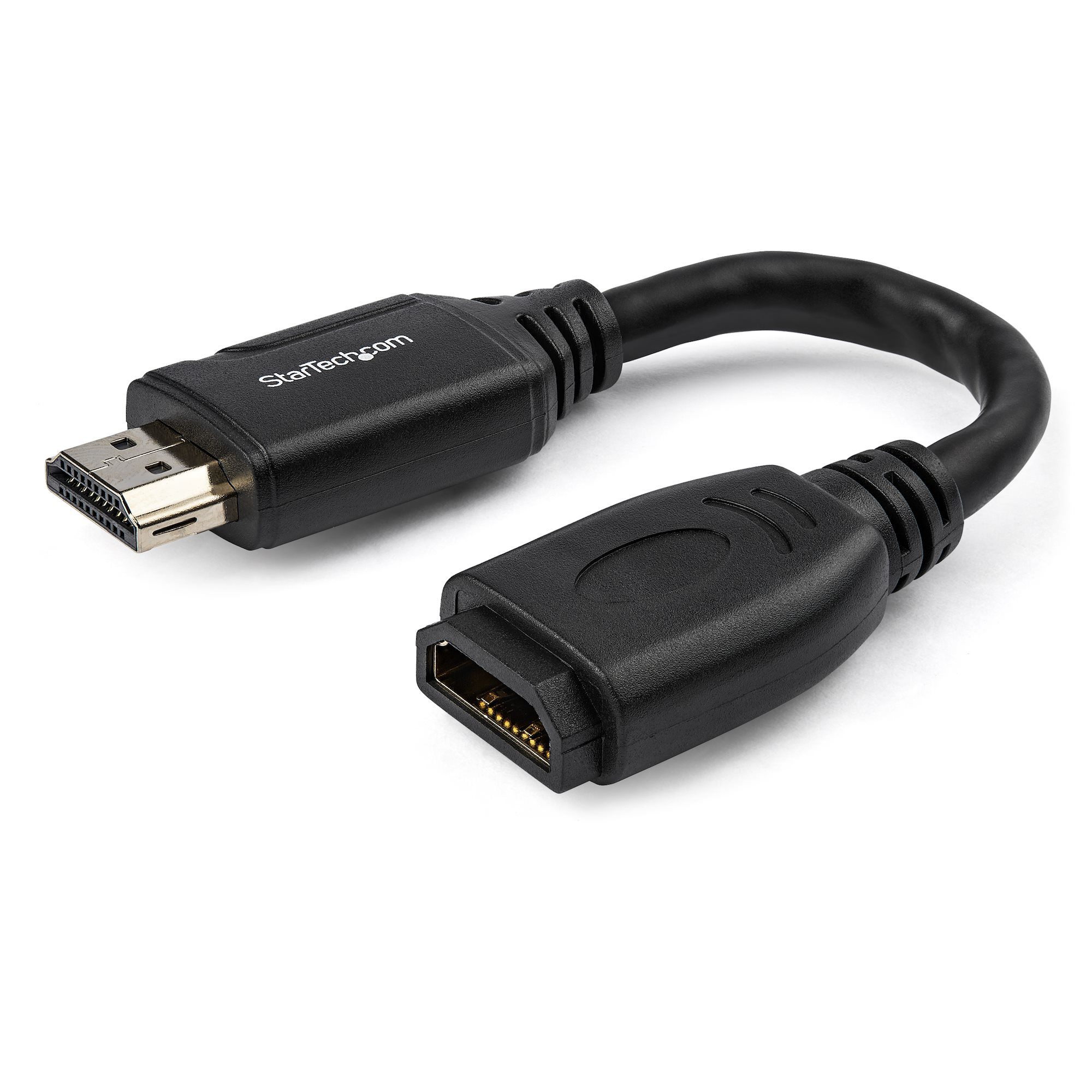 CABLE HDMI 2.0 DE 15 CM CON CONECTORES DE AGARRE - 4K 60HZ