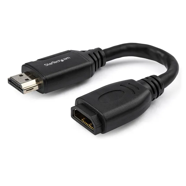 CABLE HDMI 2.0 DE 15 CM CON CONECTORES DE AGARRE - 4K 60HZ