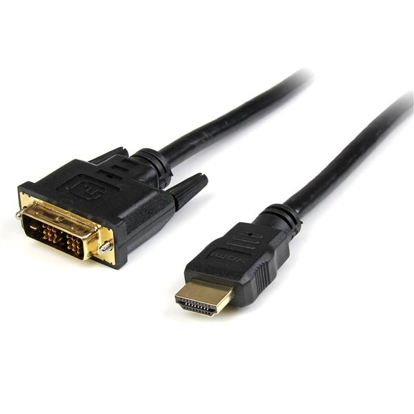 CABLE DE 91CM HDMI A DVI-D MACHO A MACHO .