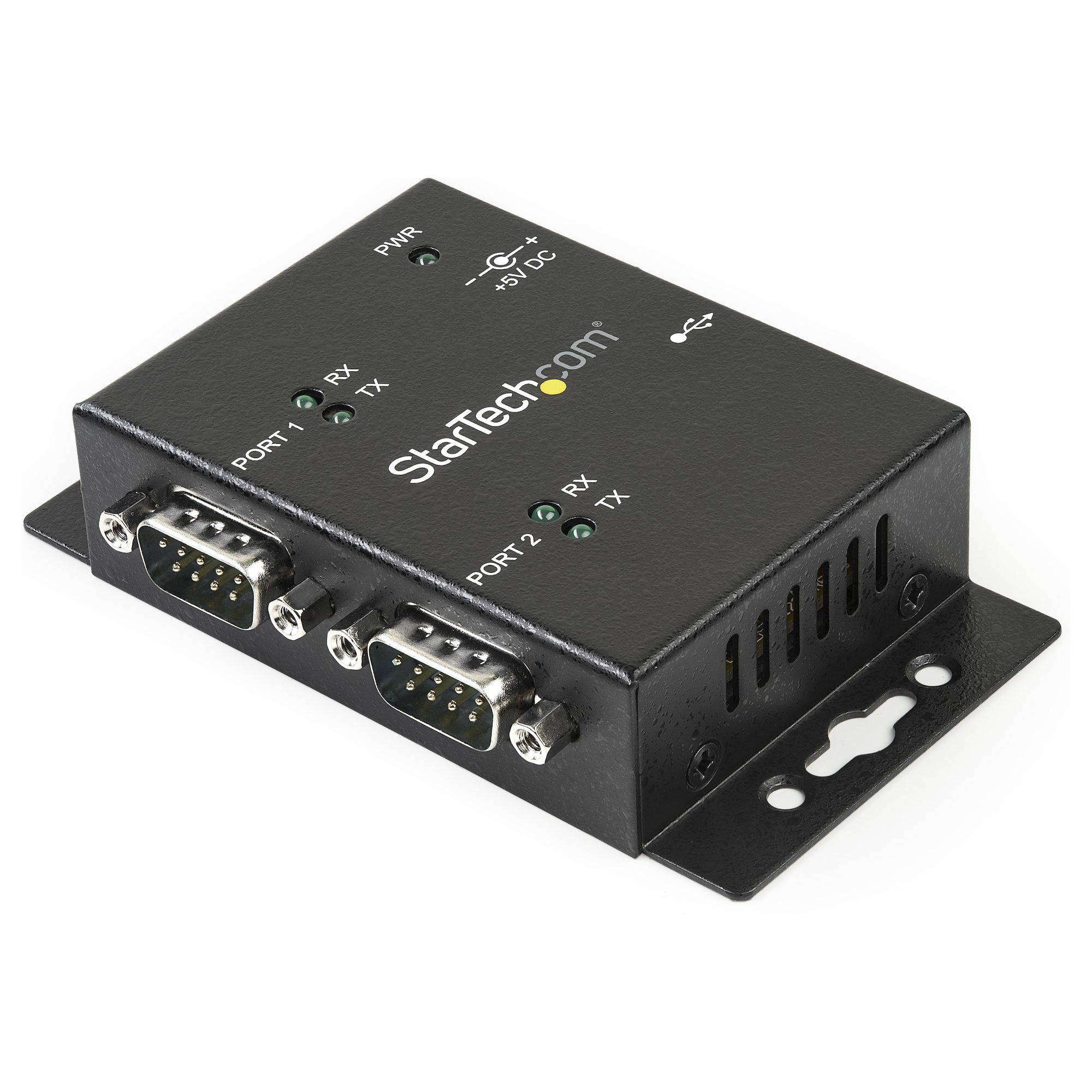 ADAPTADOR HUB USB A SERIAL DB9 FTDI DE 2 PUERTOS DE PARED