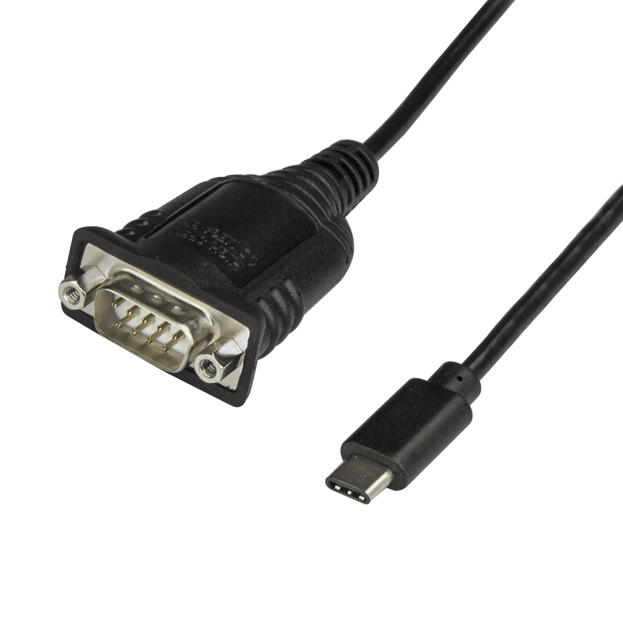 ADAPTADOR USB TIPO C A SERIAL D B9 RS232 CON RETENCION COM