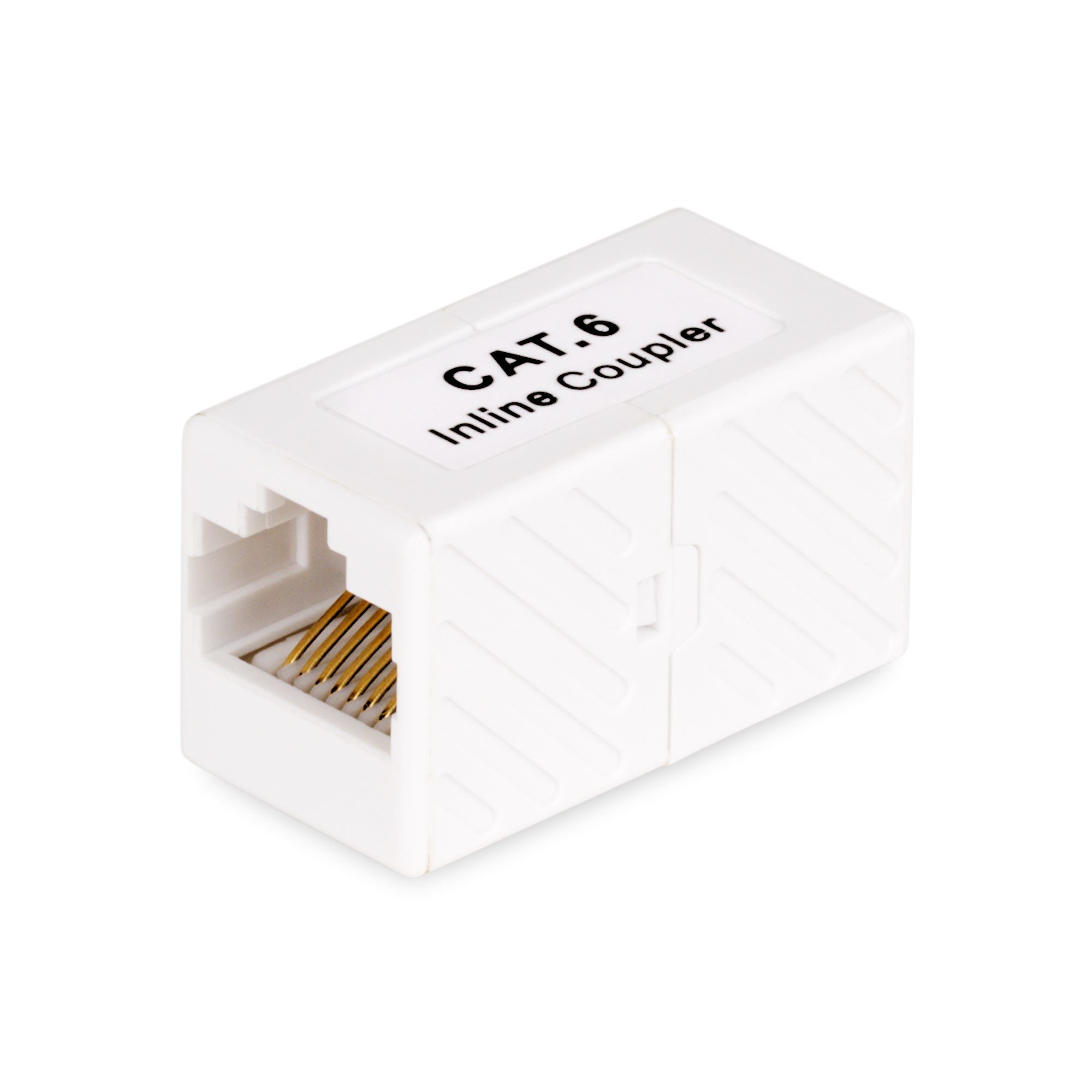 ACOPLADOR RJ45 ACOPLADOR CAT6 HEMBRA - PAQUETE DE 5